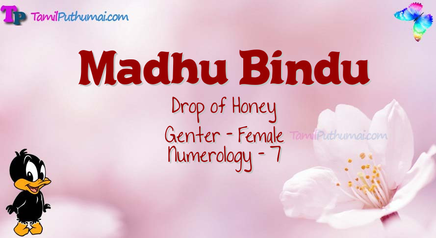 Madhu Bindu-babyname-meaning